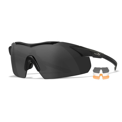 Wiley X WX Vapor Ballistic Glasses, Black