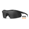 Wiley X WX Vapor Ballistic Glasses, Black