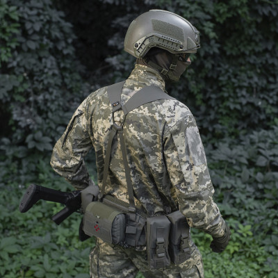 M-Tac Shoulder Straps for Tactical Belt Cordura Squadron, Ranger Green
