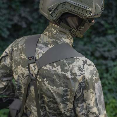 M-Tac Shoulder Straps for Tactical Belt Cordura Squadron, Ranger Green
