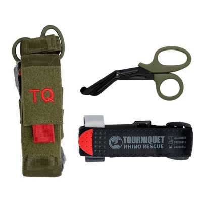 Rhino Rescue Tourniquet with Scissors and MOLLE Pouch