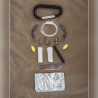 Mil-Tec Paracord Survival Kit with Carabiner, 3 m