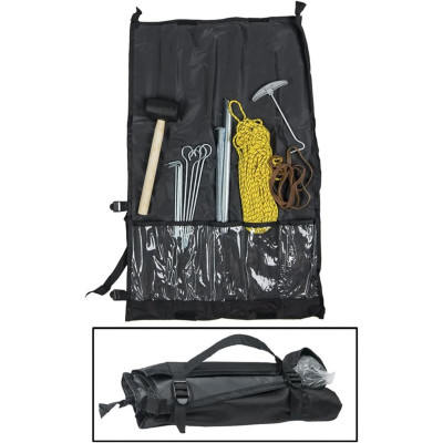 Mil-Tec Tent Accessory Set with Mallet and 16 Pegs