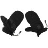 MFH Fleece Gloves with Pull Loops, Black