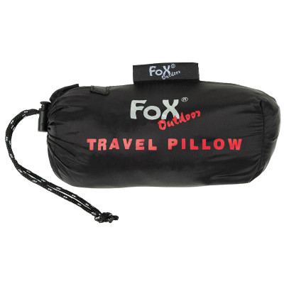 Fox Outdoor Travel Pillow Inflatable, Black