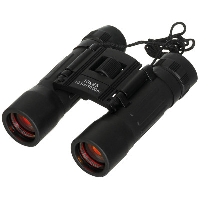 MFH Binocular Foldable 10×25 Ruby Lens – compact binoculars