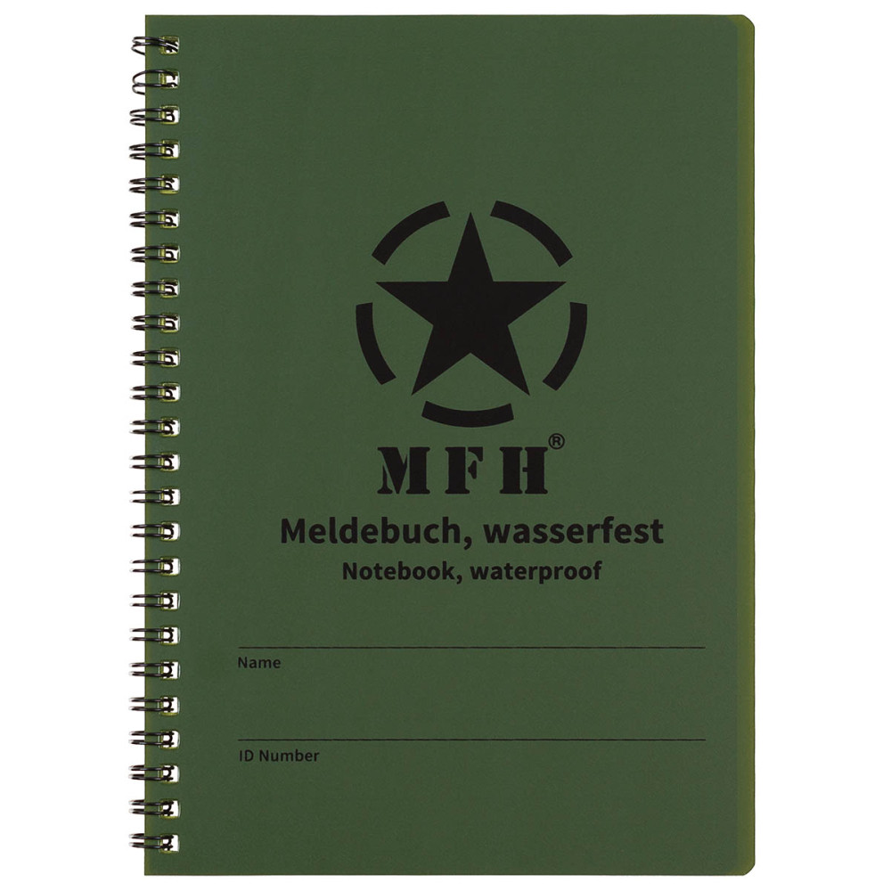 MFH Notebook Waterproof Spiral Binding – spiral notebook