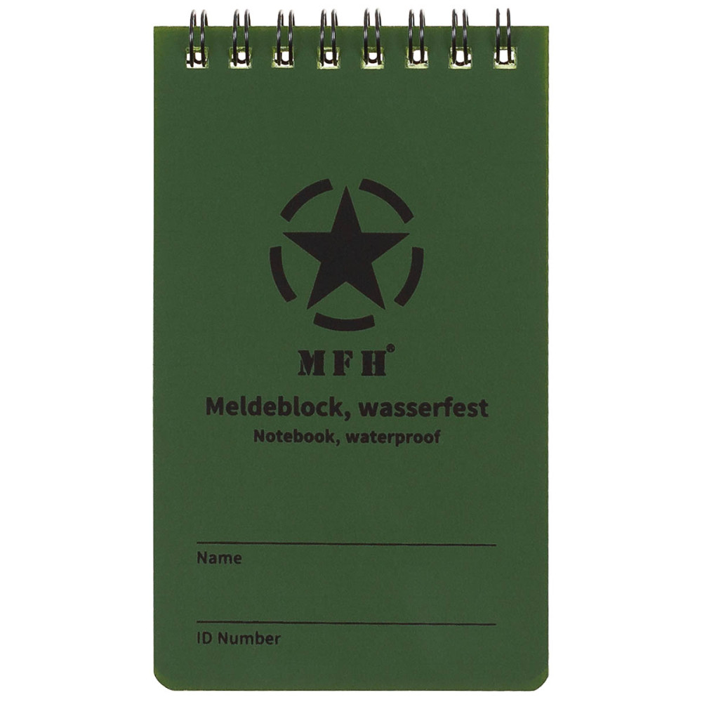 MFH Notebook Waterproof Small 7.5×13 cm – notebook