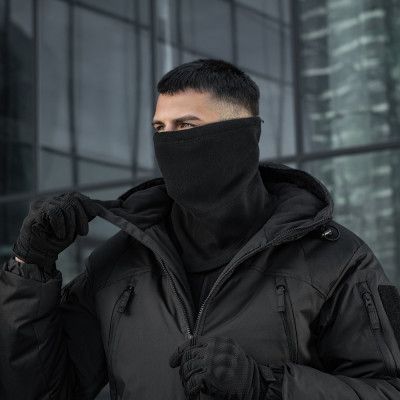 M-Tac Anatomical Snood Adjustable Elite Fleece – neck gaiter, Black