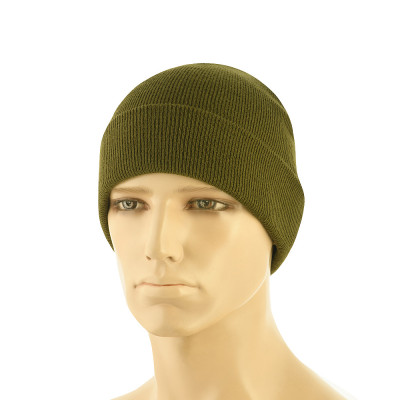 M-Tac Acrylic Fine Knit Watch Cap – knitted hat, Olive
